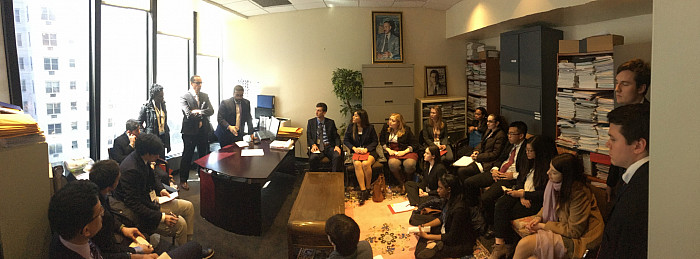 Briefing at the Moroccan Mission to the United Nations