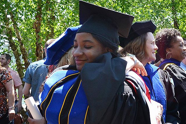 Chelsey Thomas '19, co-recipient of the Melrose Prize