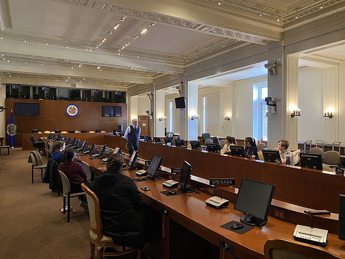 Ursinus students at the Organization of American States