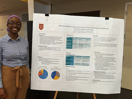 Temi Olafunmiloye presenting at CoSA April 2018