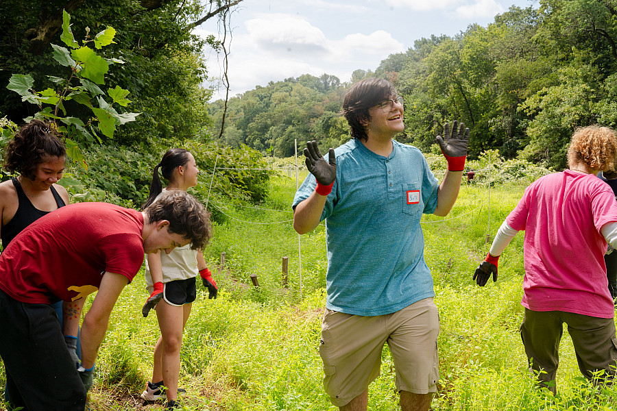 Ursinus has a tradition of providing first-year students with time and transportation to volunteer in the region during August Orientation.
