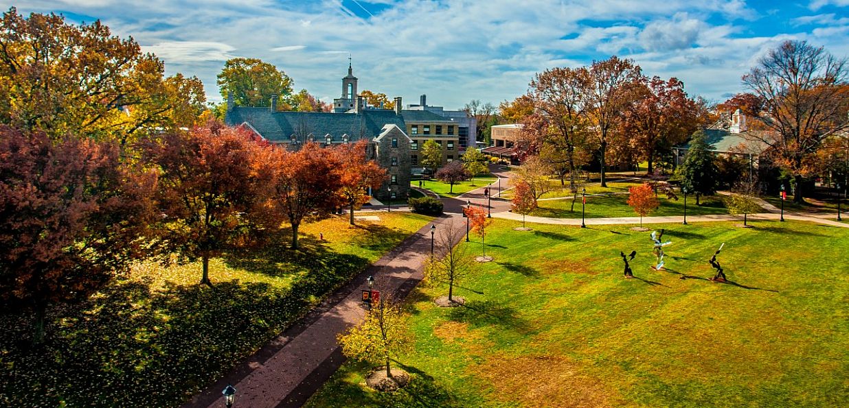 Candid campus from Kaleidoscope roof