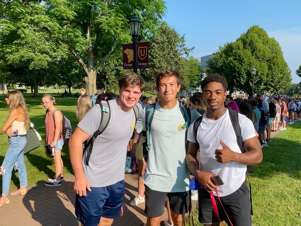 Group of new Ursinus Students on Convocation Day 2021.
