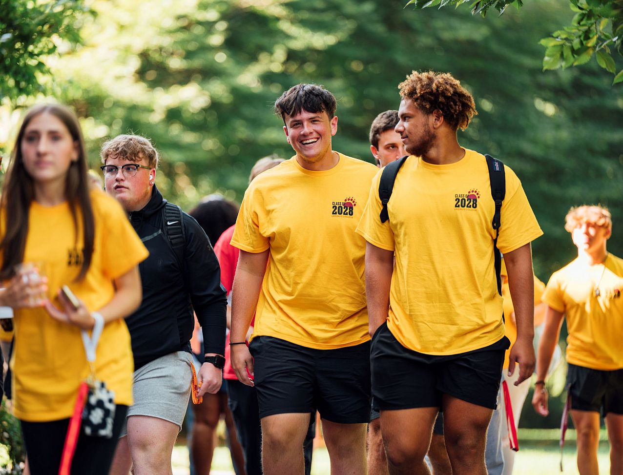 Ursinus students at welcome week orientation 2024