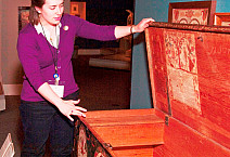 Lisa Minardi '04 at Winterthur where she is an assistant curator.