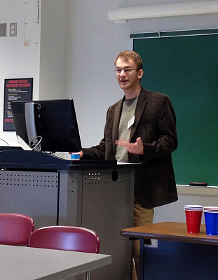 Tim Winters presents at last year's Phi Alpha Theta conference.