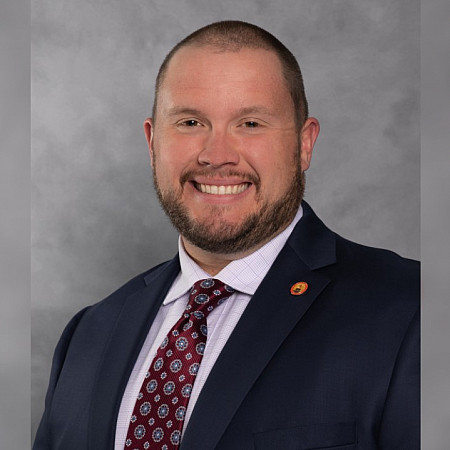 Adam Linetty, assistant director of the Institute for Student Success