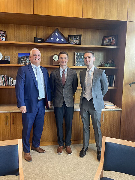 Max Kulla '26 completed an externship over winter break with The Honorable Matt Weintraub '90 with the Bucks County Court of Common ...
