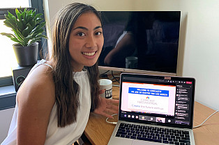 Giannina Flamiano '22, a Computer Science major, had a remote internship with Comcast as a Software Developer for the AD Delivery te...