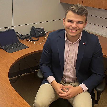 Ben Henwoord '23, Applied Economics major with a in Accounting and Finance, interned with Republic Banks headquarters in Philadelphi...