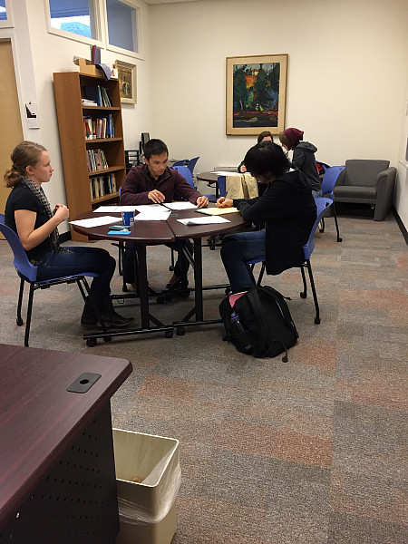 Group work at the Center for Writing and Speaking