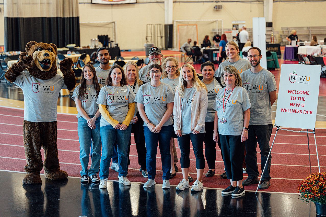 New U Volunteers for Wellness Fair