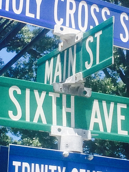 Main and 6th- home of the Eger Gateway and central location along Main St.
