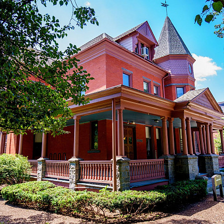 Hobson One of the Victorian homes that are available for housing along Main Street.