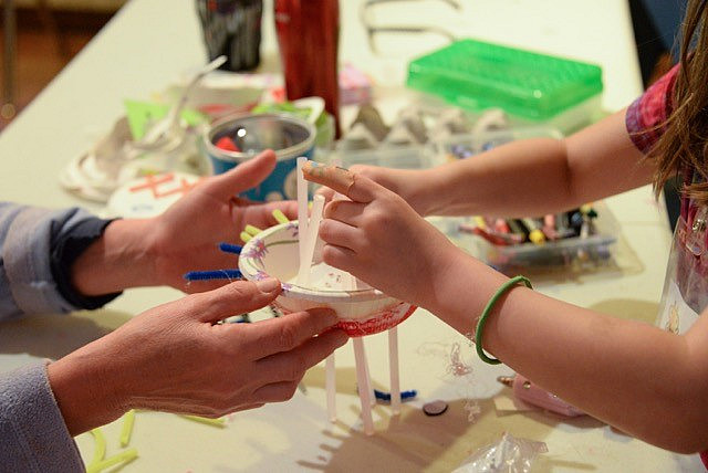Children having fun with Barnstone Art for Kids