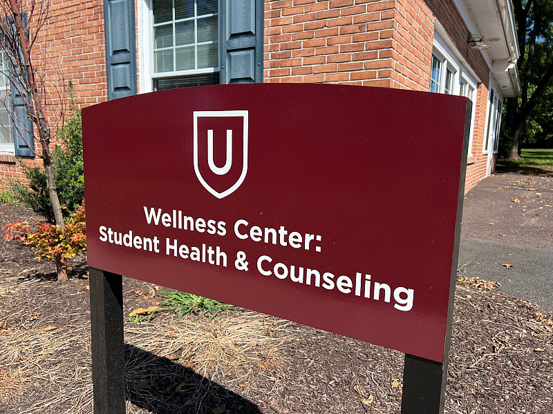The Wellness Center is locate on the front side of campus and offers medical care and counseling for students.