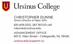 Business Card front