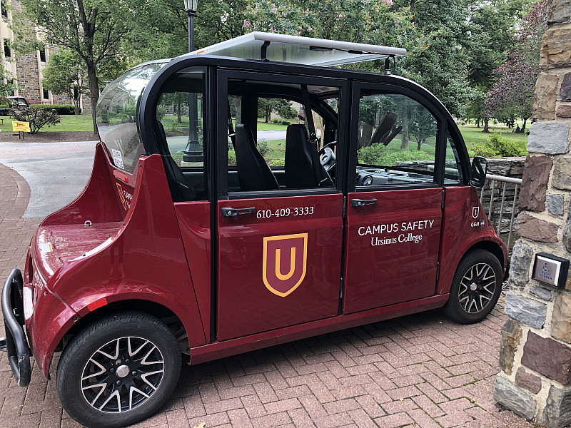 Campus Safety Red Vehicle Car