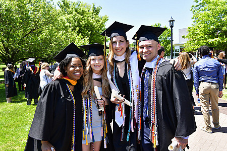 ROI / Value graduates candid at commencement
