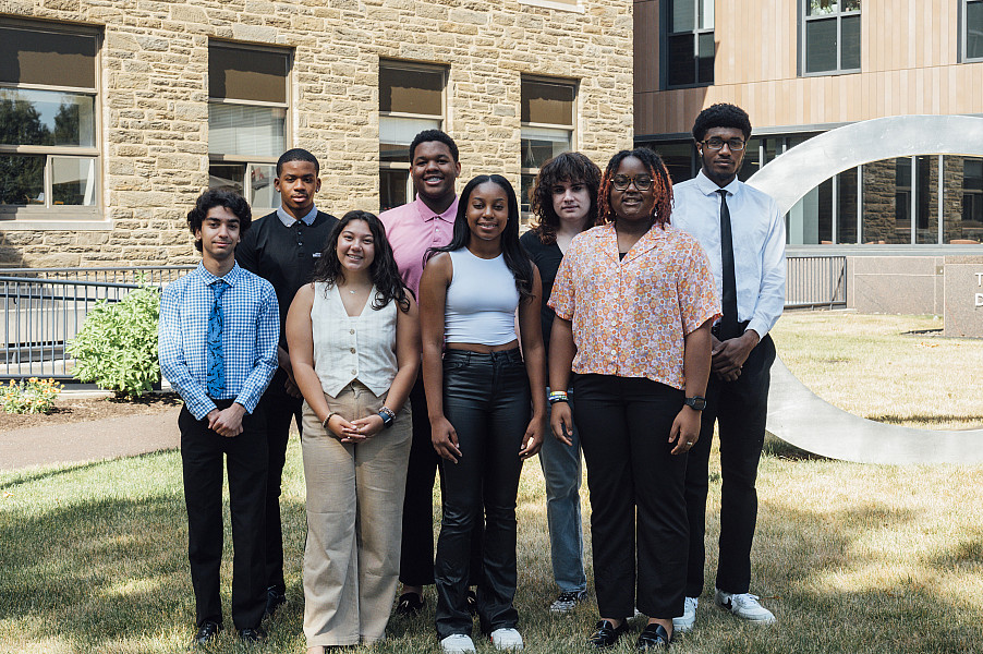 FUTURE Students pose before their symposium