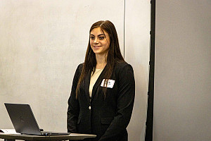 Mayleigh '25 presenting Fuel My Fire